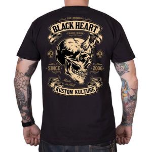 Тениска Black Heart Devil Skull black