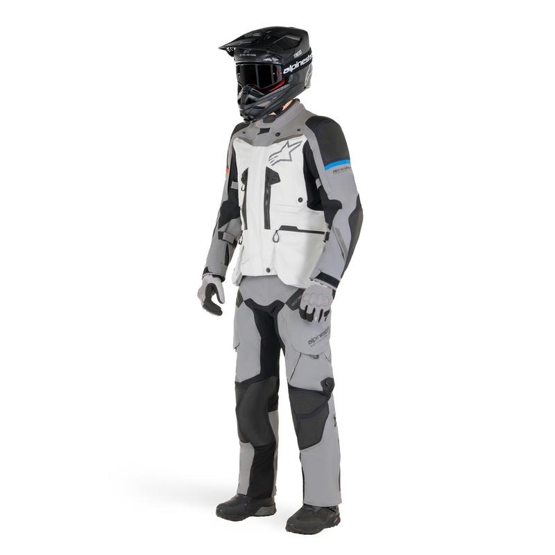 Alpinestars Boulder Gore-Tex сиво-черен панталон за мотоциклет