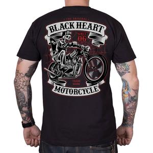 Тениска Black Heart Skeleton Chopper black