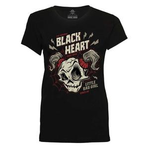 Дамска тениска Black Heart Ghost Face черна