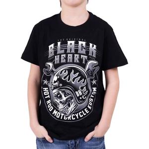Детска тениска Black Heart Boomer black