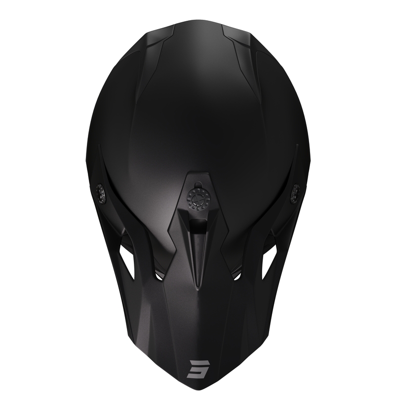 Детска каска за мотокрос Shot Pulse Kid 2.0 matte black