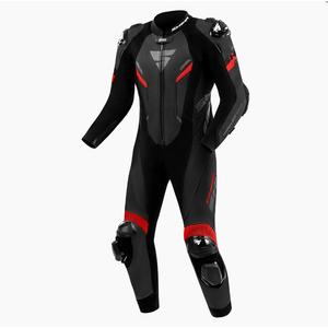 Кожен мотоциклетен комбинезон Shima Hyper-RS в черно и червено