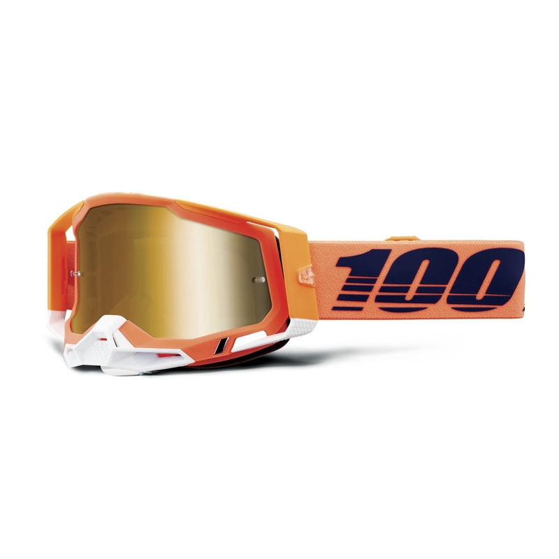 Очила за мотокрос 100% RACECRAFT Coral gold plexi