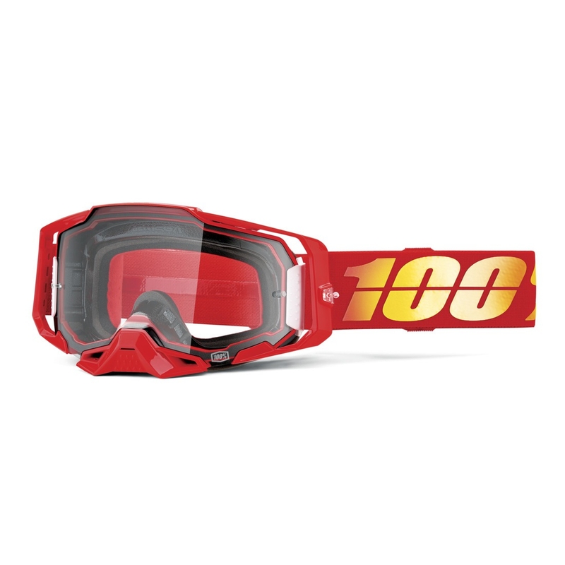 Очила за мотокрос 100% ARMEGA Nuketown clear plexi