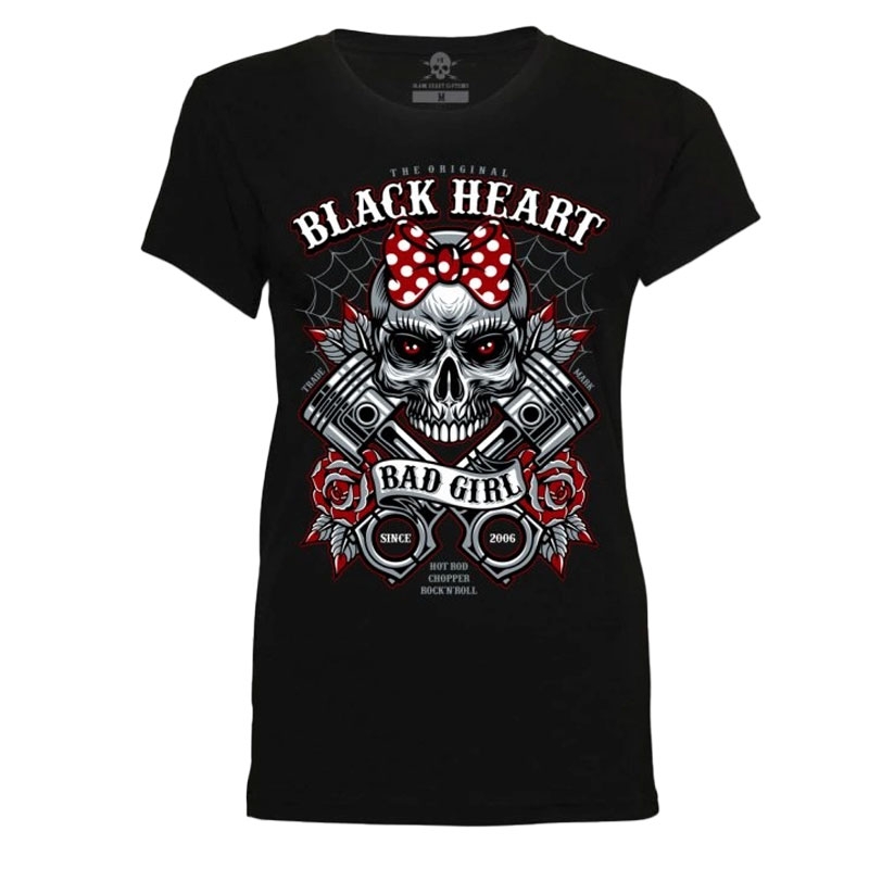 Дамска тениска Black Heart Bell Piston black