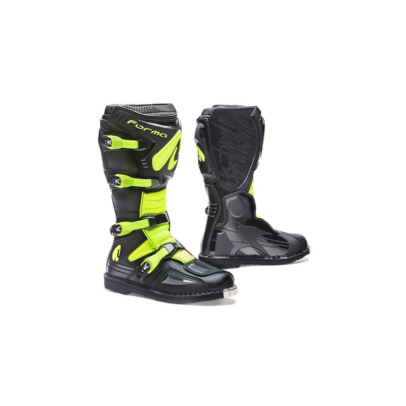 Boty na motorku Forma Terrain EVO černo-fluo žluté