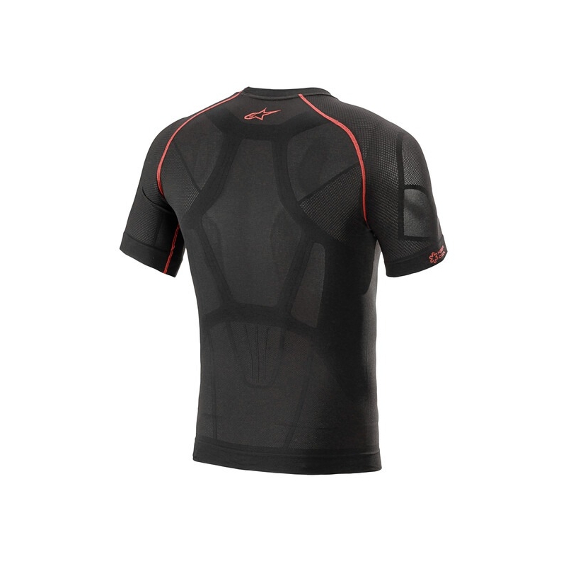 Alpinestars Ride Tech Лятна термална риза с къс ръкав в черно и червено