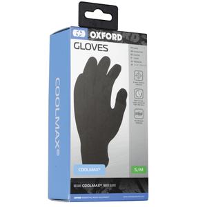 Вложки за ръкавици OXFORD Coolmax® черни