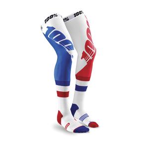 Наколенници 100%-USA REV MX синьо-червено