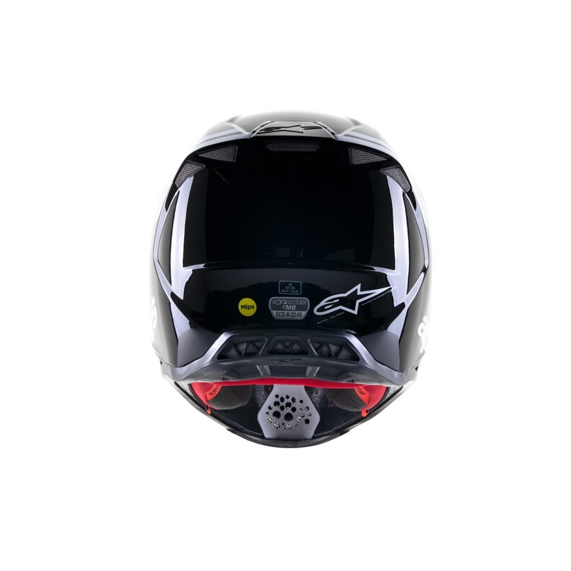 Alpinestars Supertech S-M8 Radium 2 Мотокрос каска черно и бяло