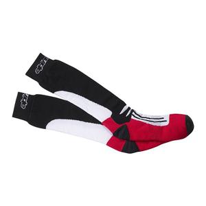 Alpinestars Racing Road CoolMax® черни, бели и червени чорапи