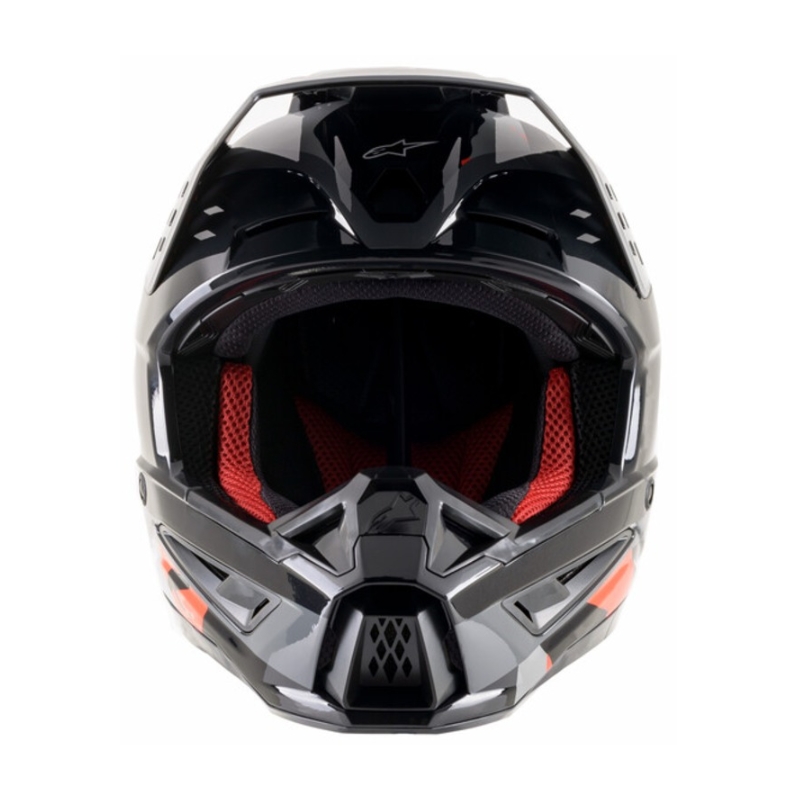 Motokrosová helma Alpinestars S-M5 Rover antracit-fluo červeno- maskáčová šedá