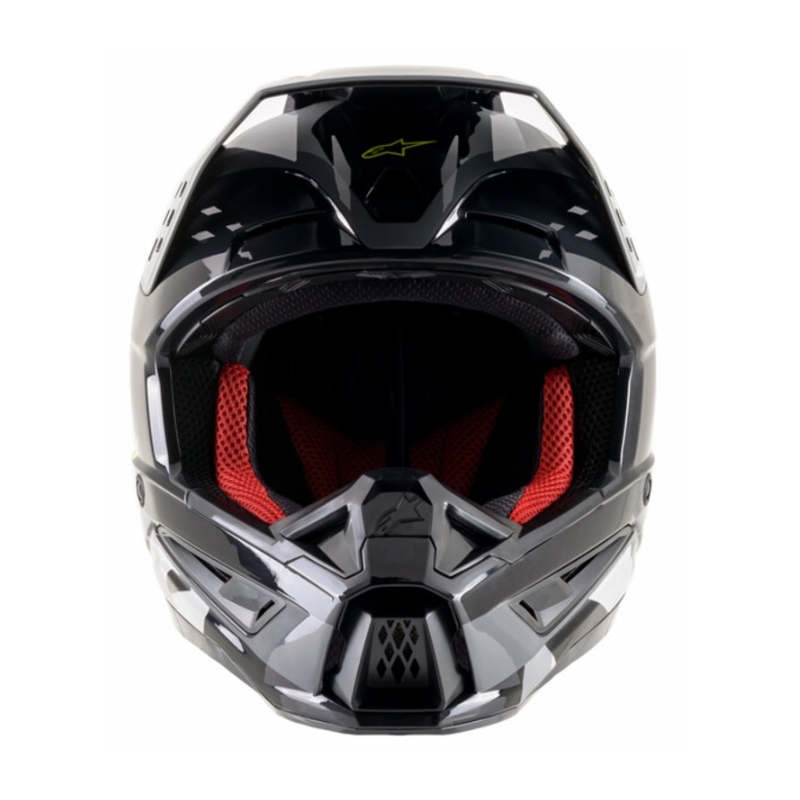 Alpinestars S-M5 Rover Каска за мотокрос антрацит-флуорово жълто- камуфлажно сиво