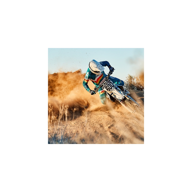 Motokrosová helma Alpinestars S-M5 Solid bílá lesklá