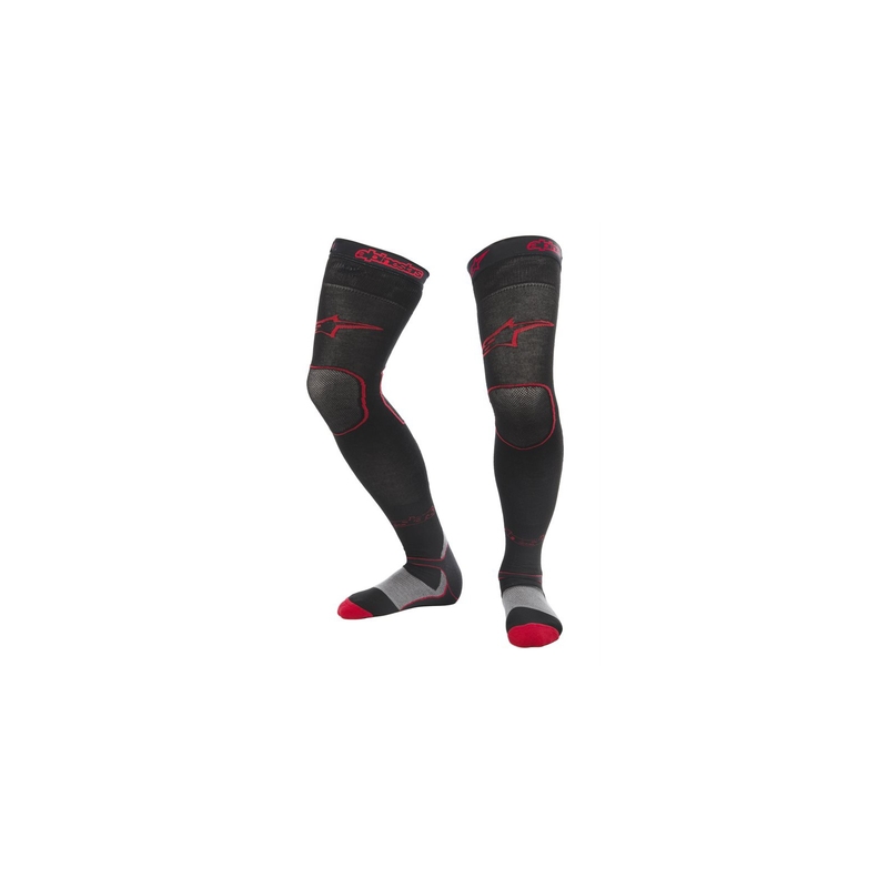 Alpinestars MX черни и червени чорапи с гривни