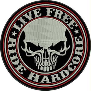 Patch Live free - Ride hardcore с червени детайли