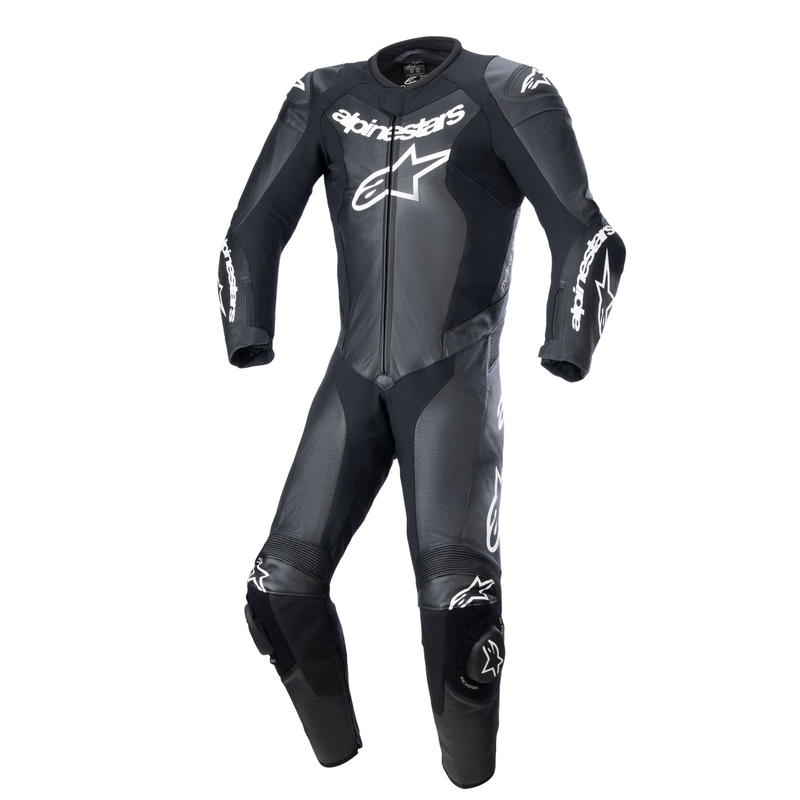 Alpinestars GP Force Lurv черен кожен мотоциклетен гащеризон