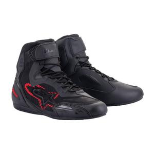 Alpinestars Faster-3 Rideknit Black-Dark Grey-Red Мотоциклетни ботуши