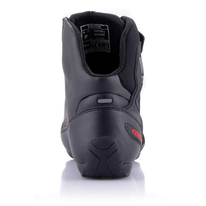 Alpinestars Faster-3 Rideknit Black-Dark Grey-Red Мотоциклетни ботуши