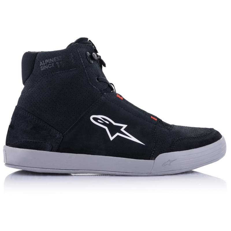 Мотоциклетни ботуши Alpinestars Chrome black-grey-fluo red