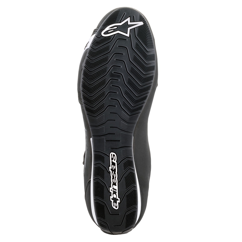 Alpinestars Sector Черно и бяло мотоциклетни ботуши