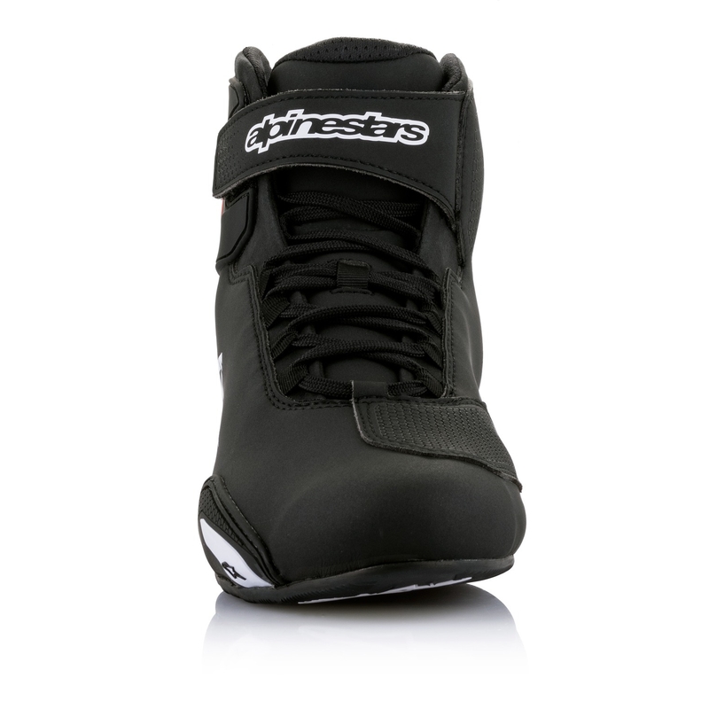 Alpinestars Sector Black-White-Fluo Red Мотоциклетни ботуши