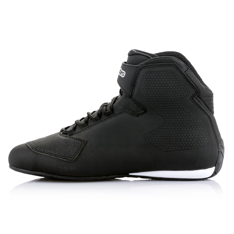 Alpinestars Sector Black-White-Fluo Red Мотоциклетни ботуши