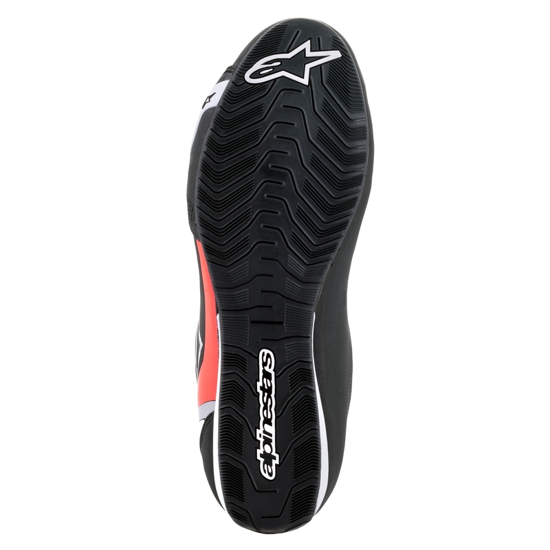 Alpinestars Sector Black-White-Fluo Red Мотоциклетни ботуши