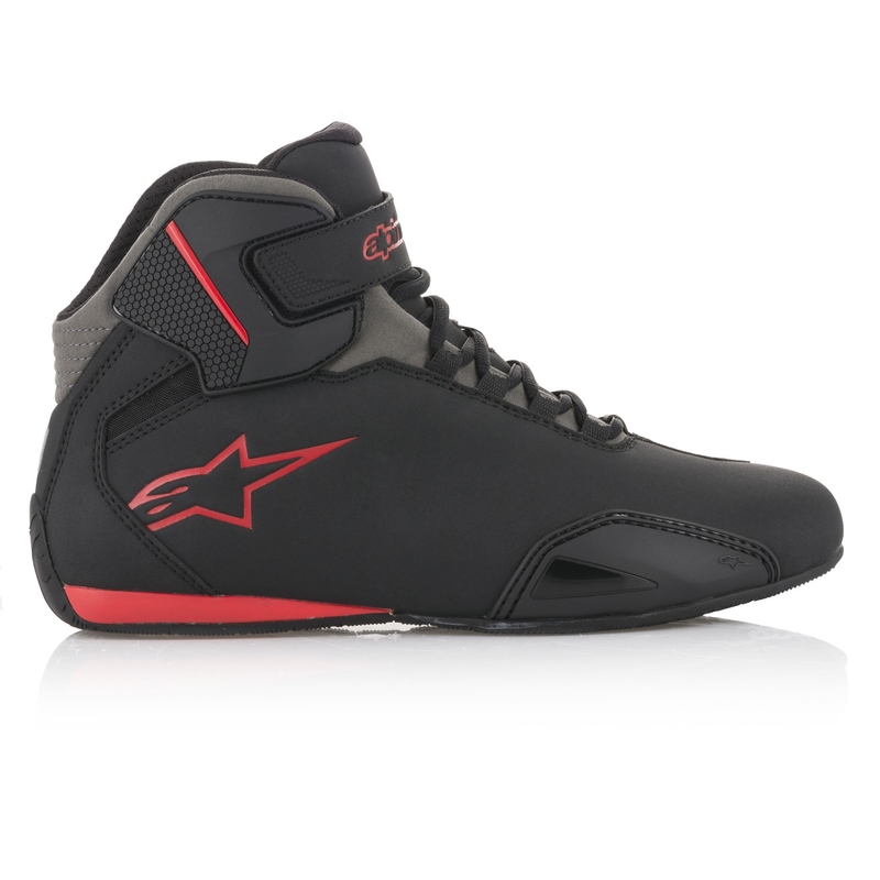 Alpinestars Sector Черни и червени мотоциклетни ботуши