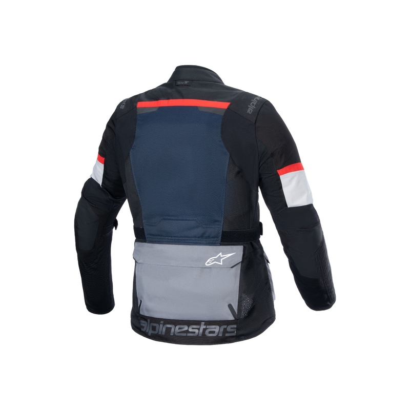 Мотоциклетно яке Alpinestars Andes Drystar, тъмносиньо-черно-светлосиво