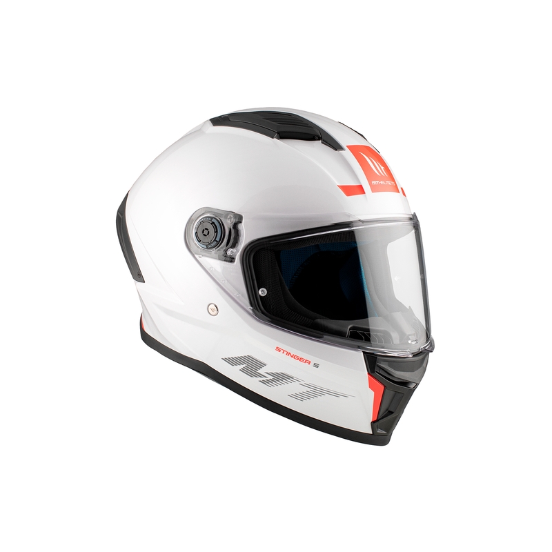 MT Stinger 2 Solid Gloss White Интегрална мотоциклетна каска