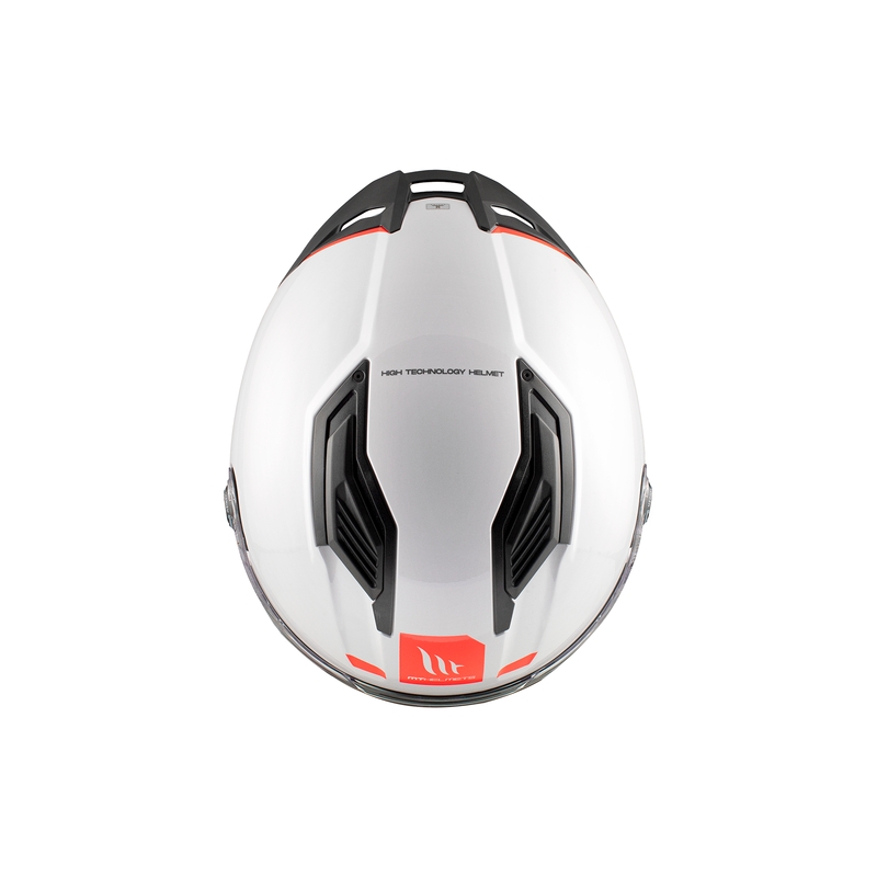 MT Stinger 2 Solid Gloss White Интегрална мотоциклетна каска