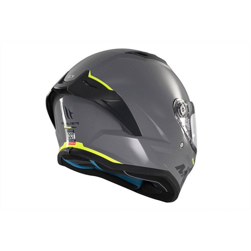 MT Stinger 2 Solid Gloss Grey Интегрална мотоциклетна каска