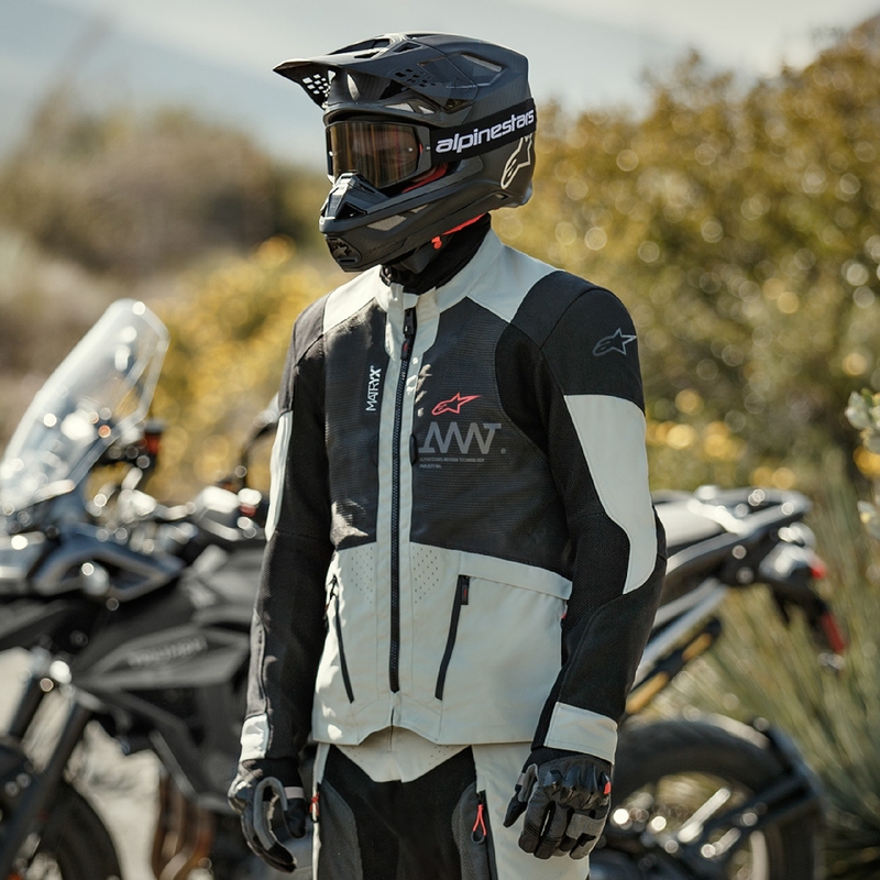Мото яке Alpinestars Amt 7 Air, светло сиво-черно