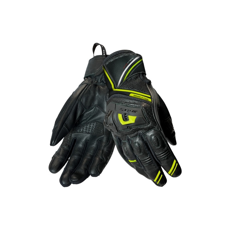 Ръкавици за мотоциклет Seventy Degrees SD-N30 Mugello black-fluo yellow