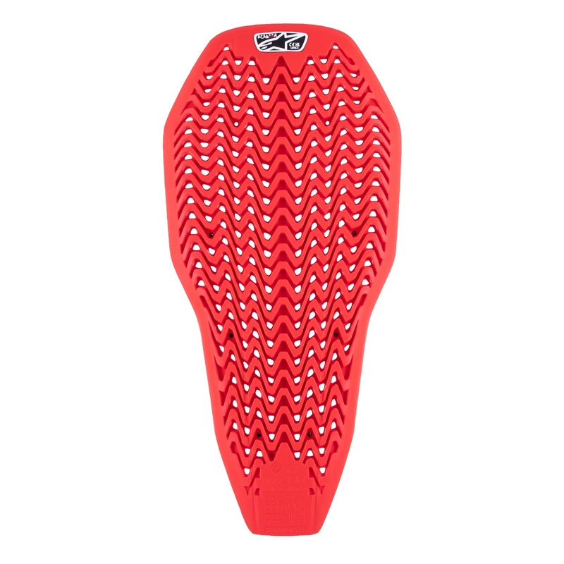 Alpinestars Nucleon Plasma Червено-черен удължен протектор за гръбначния стълб