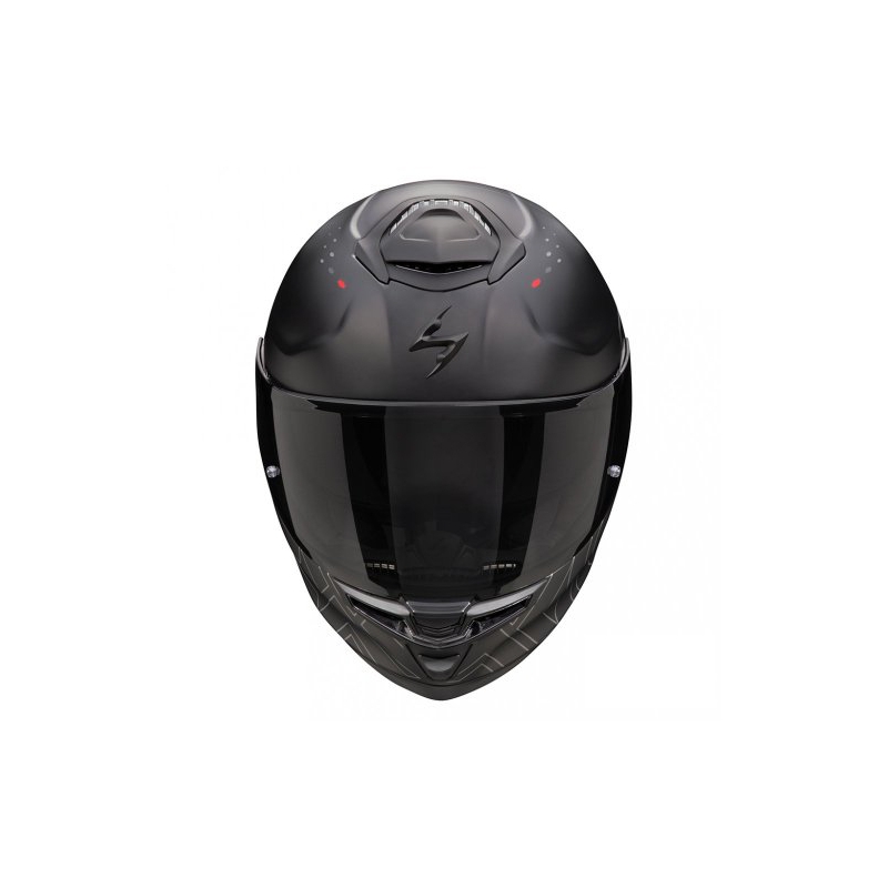 Интегрална каска за мотоциклет Scorpion EXO-GT SP AIR TECHLANE черно-сиво-червена разпродажба
