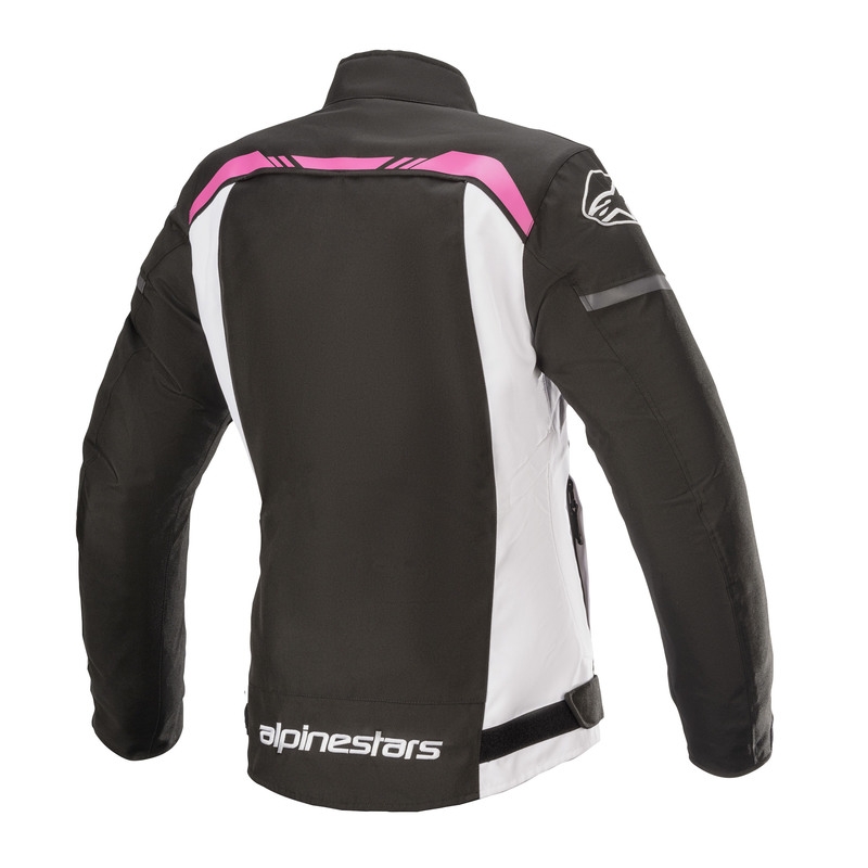 Alpinestars Stella T-SPS дамско водоустойчиво яке за мотоциклети в черно, бяло и розово