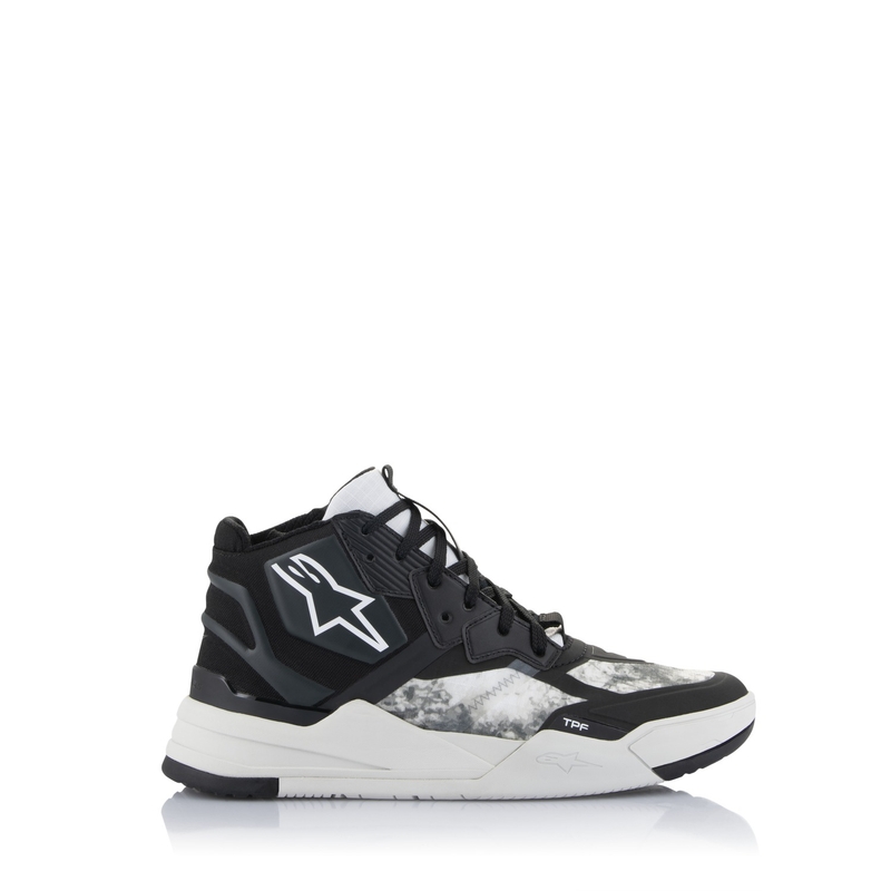 Alpinestars Speedflight черно-сиво-бели ботуши за мотоциклет