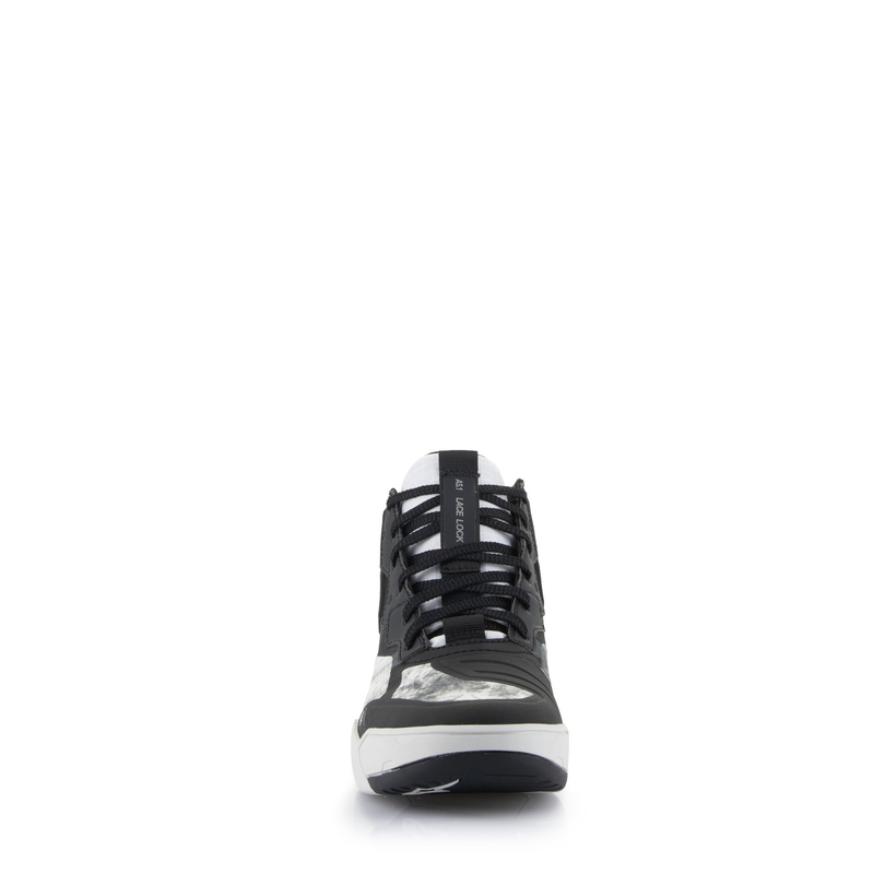 Alpinestars Speedflight черно-сиво-бели ботуши за мотоциклет