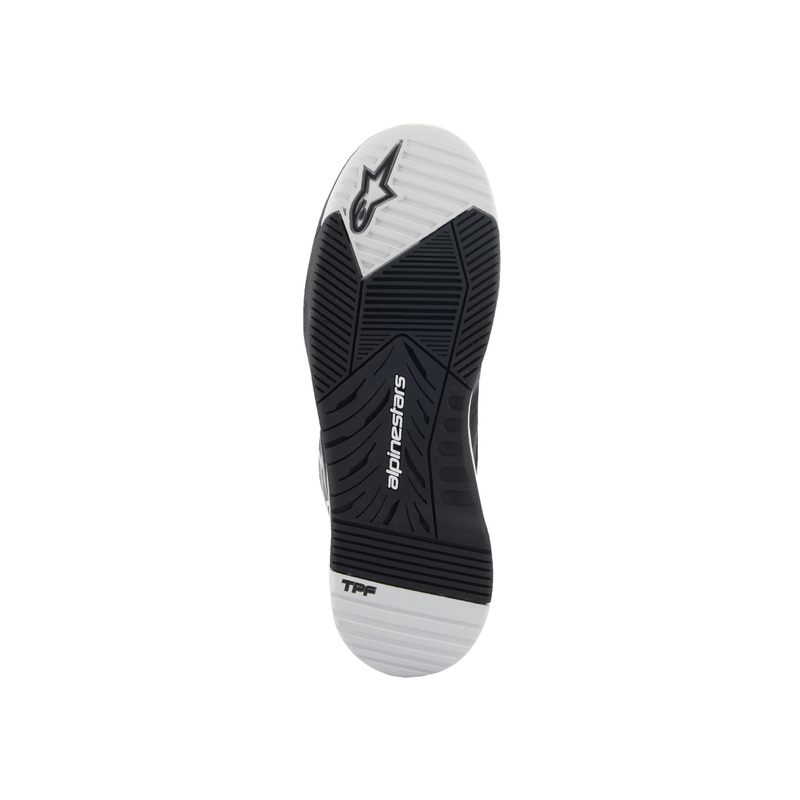 Alpinestars Speedflight черно-бели ботуши за мотоциклетизъм