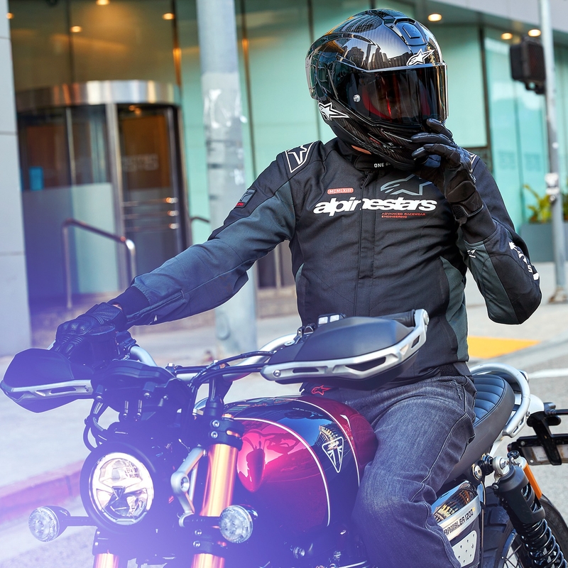 Мотоциклетно яке Alpinestars Monza Sport Black-Grey-Red-White