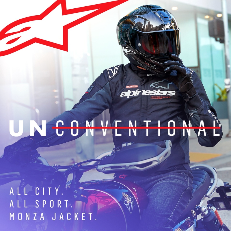 Мотоциклетно яке Alpinestars Monza Sport Black-Grey-Red-White