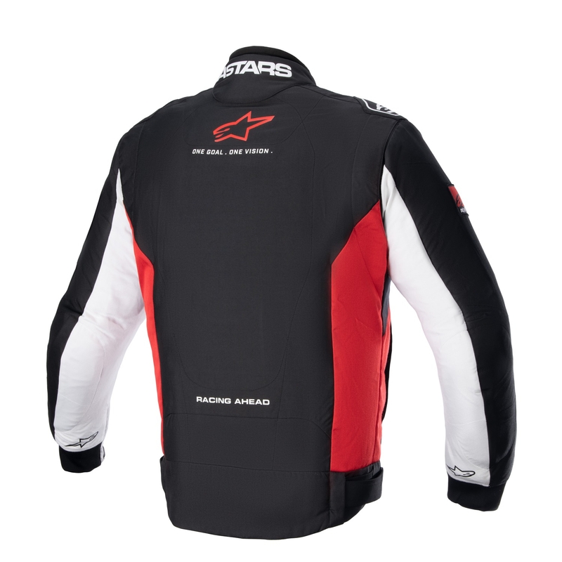 Мотоциклетно яке Alpinestars Monza Sport в черно, червено и бяло