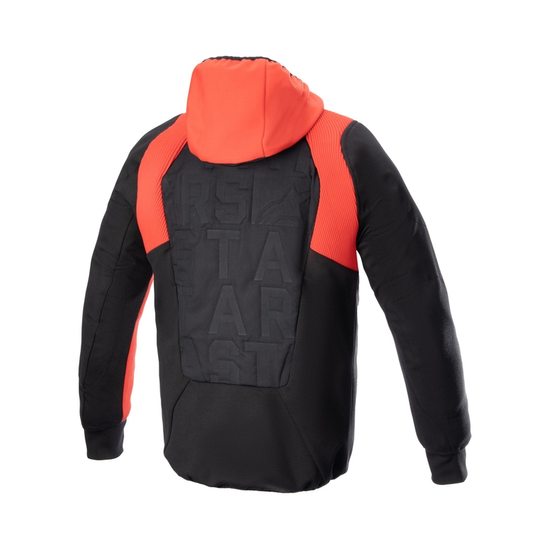 Мотоциклетен суитшърт Alpinestars MO.ST.EQ Hybrid черно-червен