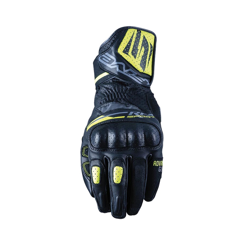 Ръкавици за мотоциклет FIVE RFX Sport black-fluo yellow