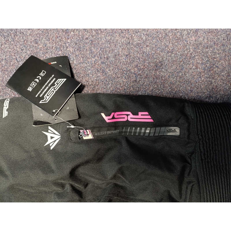 Дамски панталон за мотоциклет RSA Greby 2 black and pink - качество II