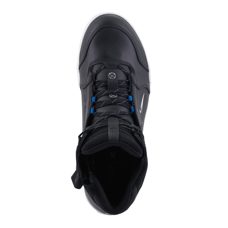 Alpinestars Chrome Drystar Черни, бели и сини ботуши за мотоциклети