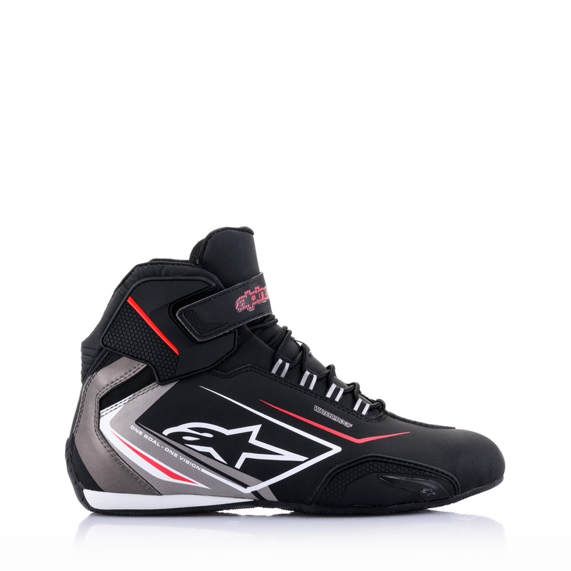 Alpinestars Sektor Водоустойчиви черни, бели и сиви ботуши за мотоциклети